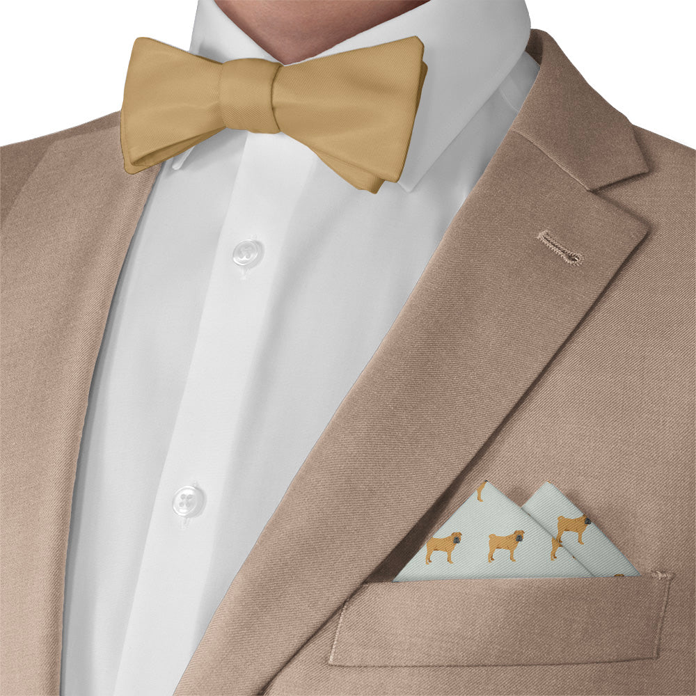 Shar-Pei Pocket Square - Matching Bow Tie - Knotty Tie Co.