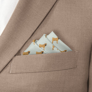 Shar-Pei Pocket Square - Stairs Fold - Knotty Tie Co.