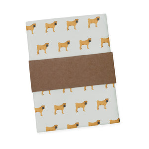 Shar-Pei Pocket Square - Packaging - Knotty Tie Co.