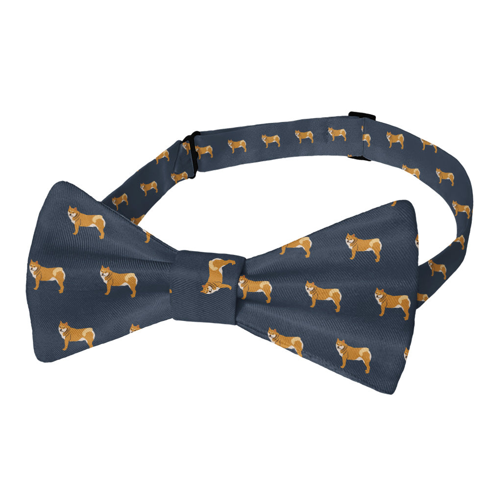 Shiba Inu Bow Tie - Adult Standard Self-Tie 14-18" - Knotty Tie Co.