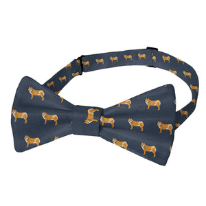 Shiba Inu Bow Tie - Adult Standard Self-Tie 14-18" - Knotty Tie Co.