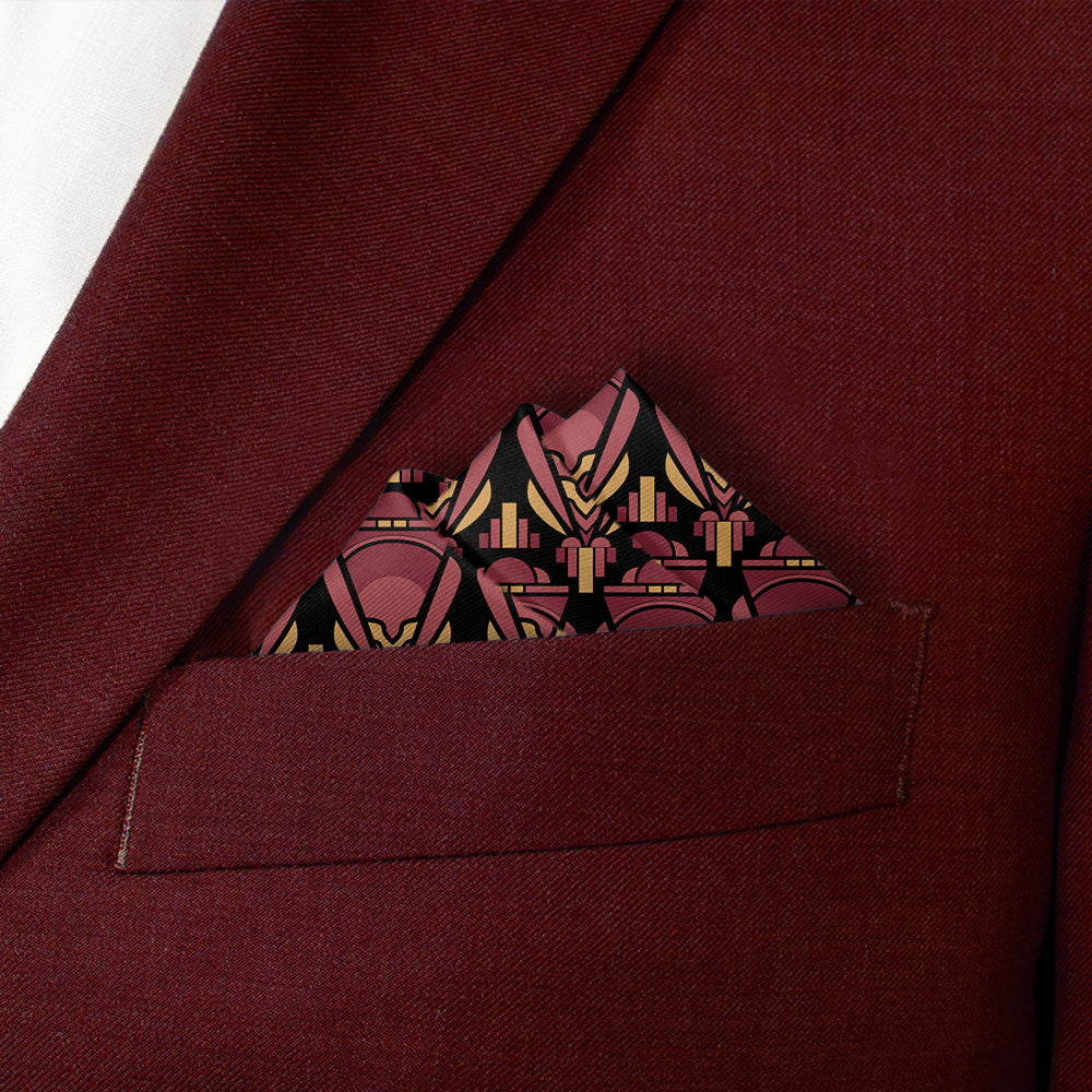 Showstopper Pocket Square - Stairs Fold - Knotty Tie Co.