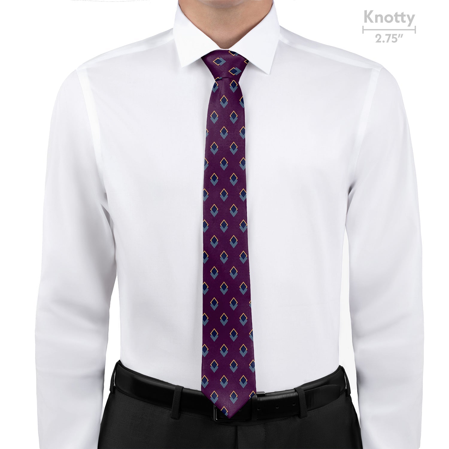 Simon Geometric Necktie - Knotty - Knotty Tie Co.