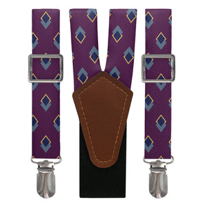 Simon Geometric Suspenders - Main View - Knotty Tie Co.