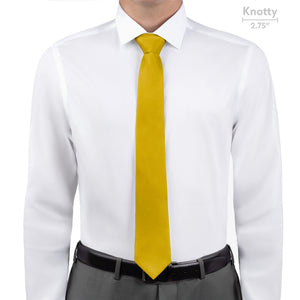 Solid KT Gold Necktie - Knotty - Knotty Tie Co.