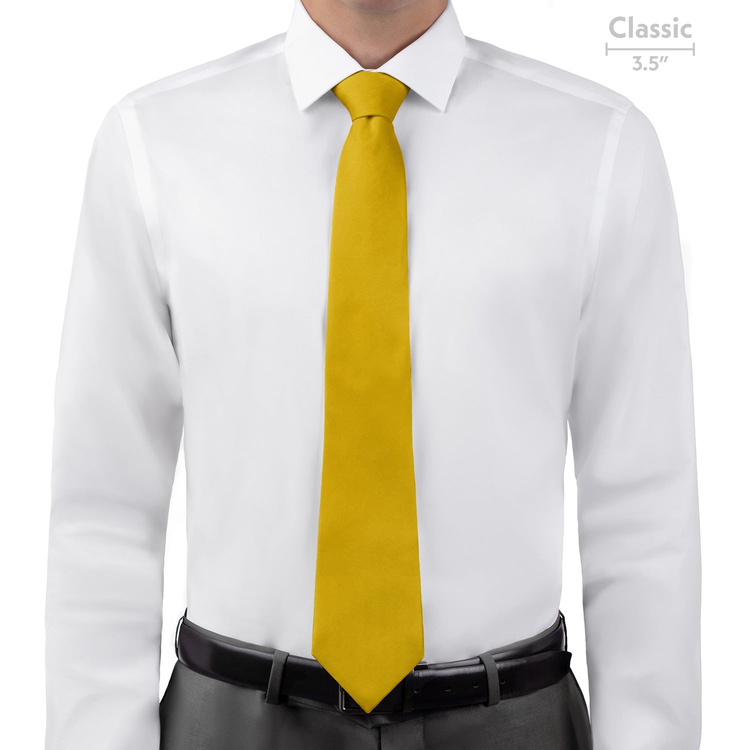 Solid KT Gold Necktie - Classic - Knotty Tie Co.