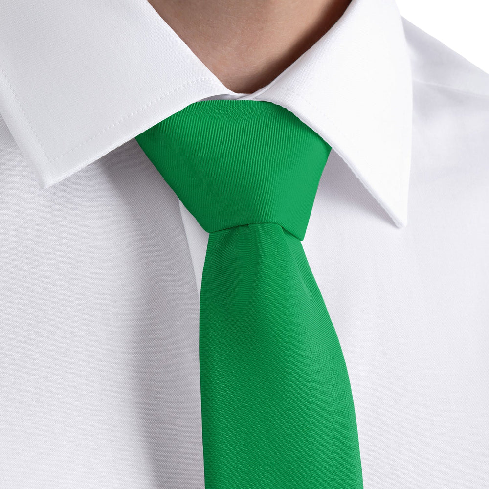 Solid KT Green Necktie - Dress Shirt - Knotty Tie Co.