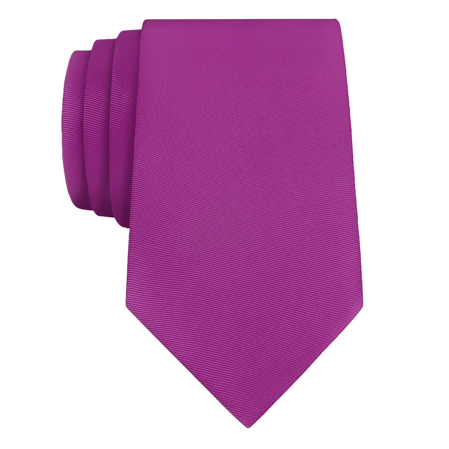 Solid KT Iris Necktie - Rolled - Knotty Tie Co.