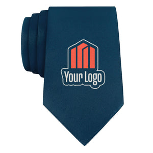 Custom Solid 1 Logo Tie