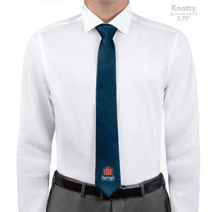 Custom Solid 1 Logo Tie