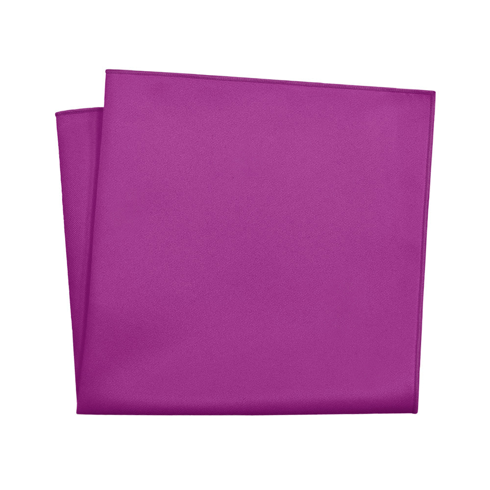 Solid KT Iris Pocket Square - 12" Square - Knotty Tie Co.