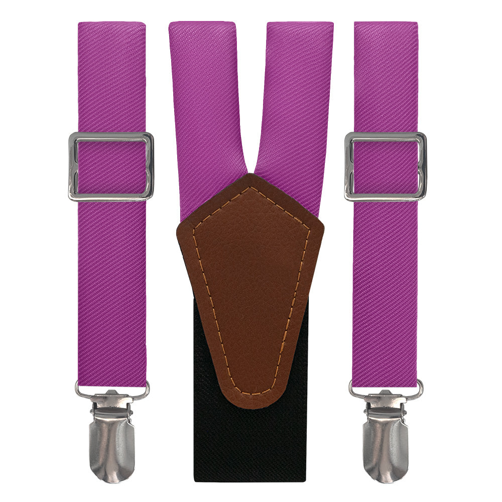 Solid KT Iris Suspenders - Main View - Knotty Tie Co.