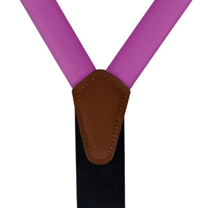 Solid KT Iris Suspenders - Vegan Leather Y-Back - Knotty Tie Co.