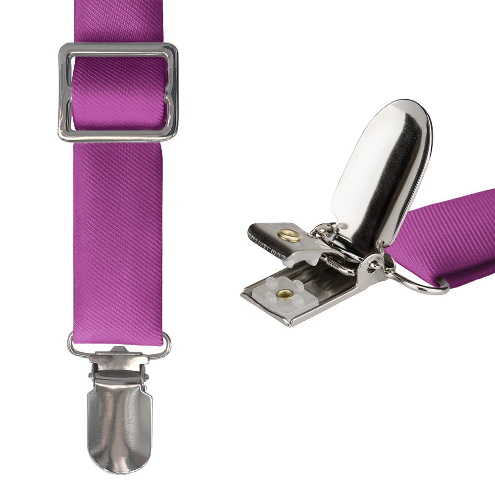 Solid KT Iris Suspenders - Hardware and Strap - Knotty Tie Co.
