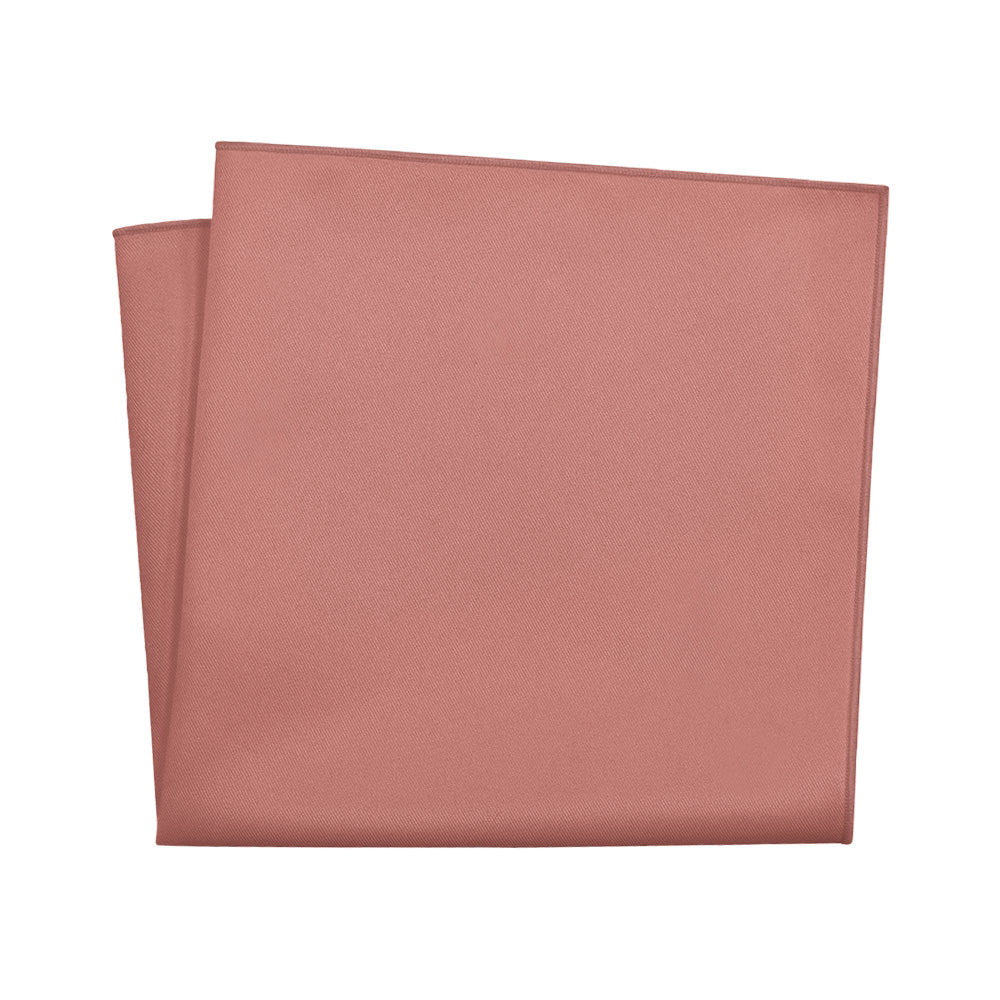 Solid KT Mauve Pocket Square - 12" Square - Knotty Tie Co.