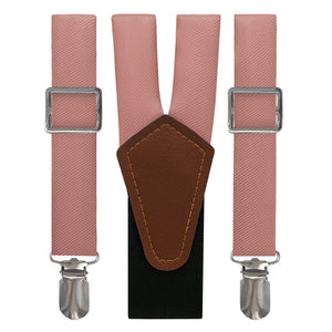 Solid KT Mauve Suspenders - Main View - Knotty Tie Co.