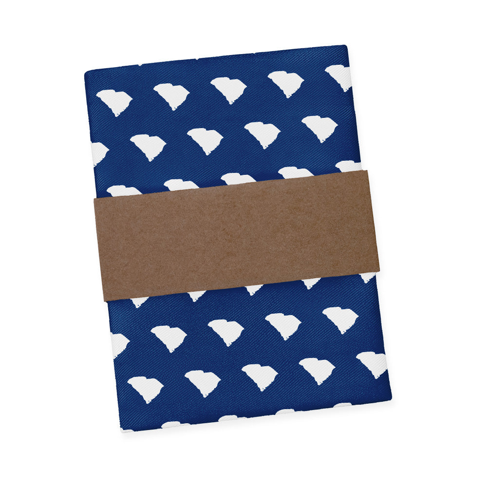 South Carolina State Outline Pocket Square - Packaging - Knotty Tie Co.