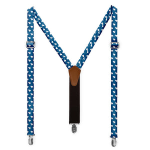South Carolina State Outline Suspenders - Full Front View - Knotty Tie Co.