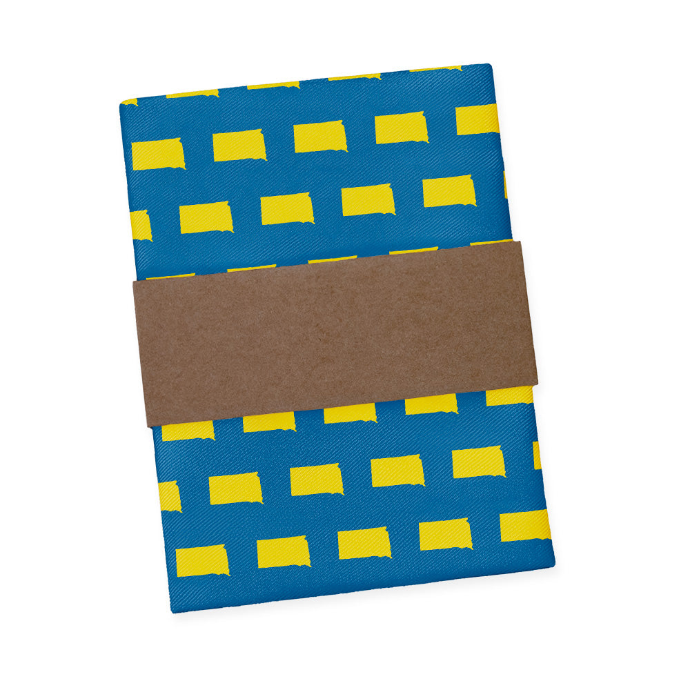 South Dakota State Outline Pocket Square - Packaging - Knotty Tie Co.