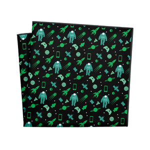 Space Junk Pocket Square - 12" Square - Knotty Tie Co.