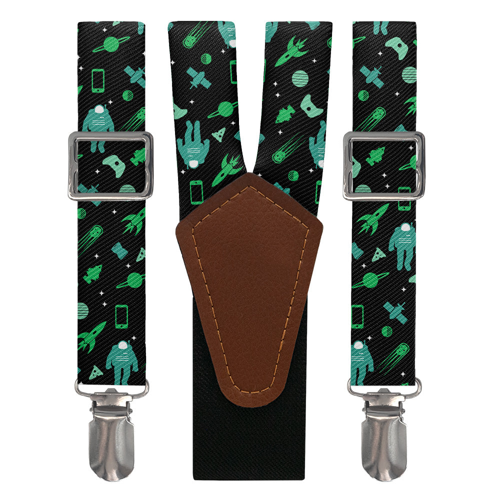 Space Junk Suspenders - Main View - Knotty Tie Co.