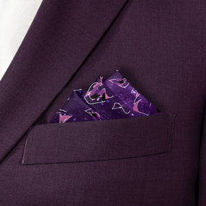 Space Mountain Pocket Square - Stairs Fold - Knotty Tie Co.