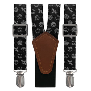 Space Orbit Suspenders - Main View - Knotty Tie Co.