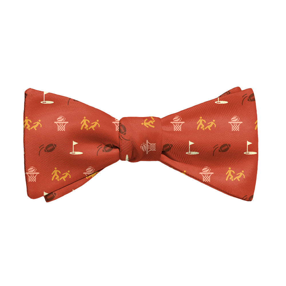 Sports With Friends Bow Tie - Adult Extra-Long Self-Tie 18-21" - Knotty Tie Co.
