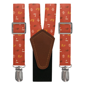 Sports With Friends Suspenders - Main View - Knotty Tie Co.