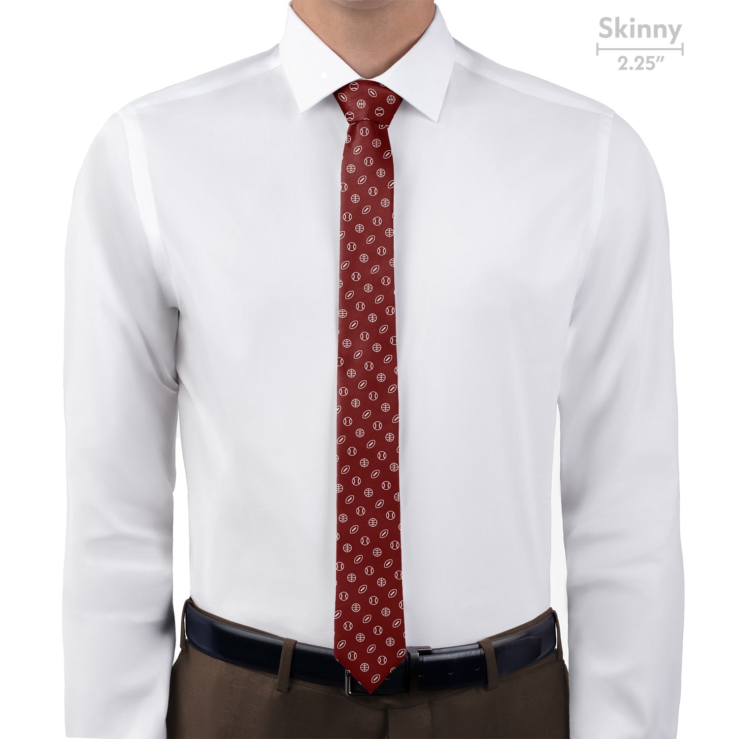 Sportsball Necktie - Skinny - Knotty Tie Co.