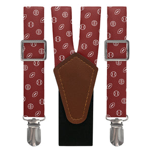 Sportsball Suspenders - Main View - Knotty Tie Co.