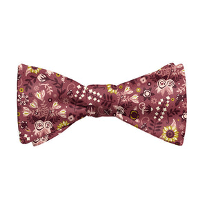 Spring Garden Floral Bow Tie - Adult Extra-Long Self-Tie 18-21" - Knotty Tie Co.