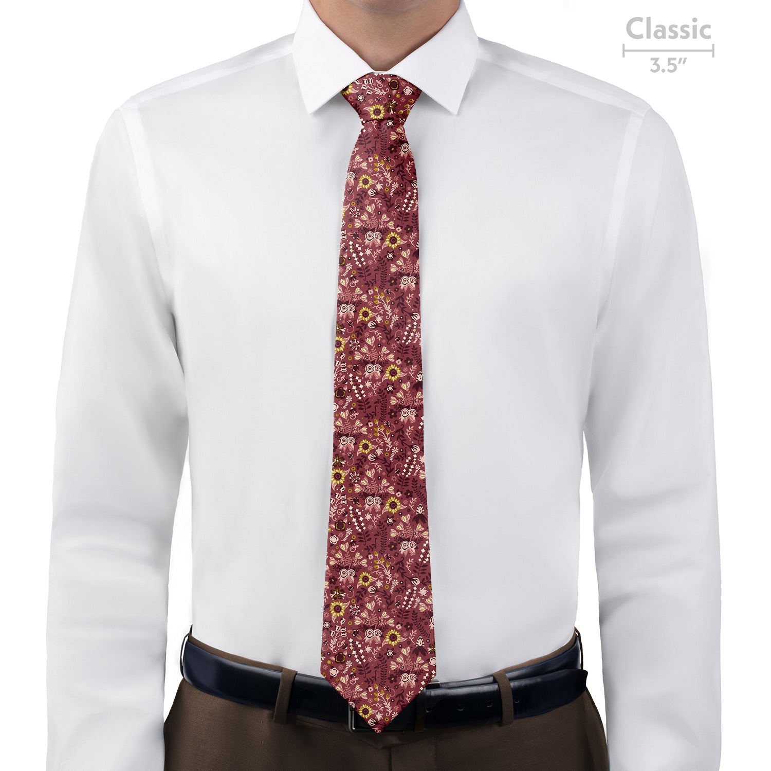 Spring Garden Floral Necktie - Classic 3.5" -  - Knotty Tie Co.