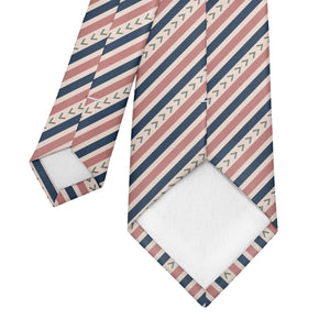 Spring Stripe Necktie - Tipping - Knotty Tie Co.