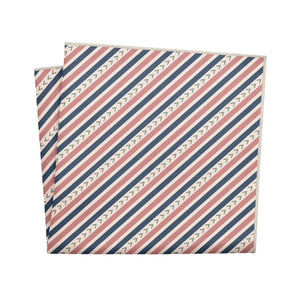 Spring Stripe Pocket Square - 12" Square - Knotty Tie Co.