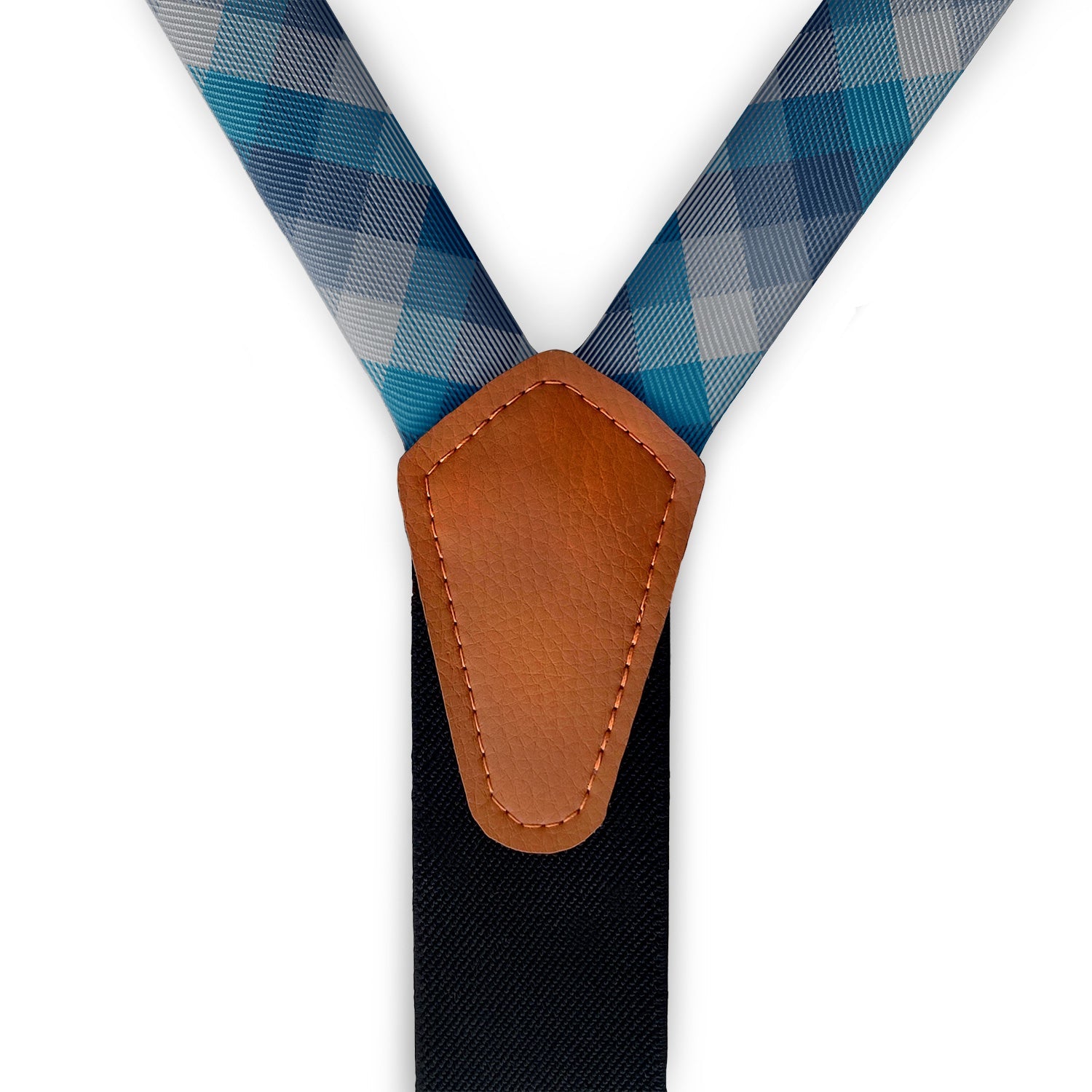 Squared Away Plaid Suspenders - Hardware and Strap - Knotty Tie Co.