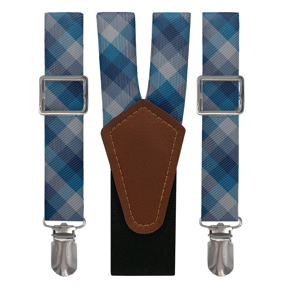 Squared Away Plaid Suspenders - Main View - Knotty Tie Co.