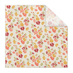 Stamped Floral Pocket Square - Printed - Knotty Tie Co.