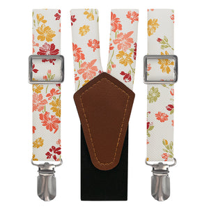 Stamped Floral Suspenders - Main View - Knotty Tie Co.