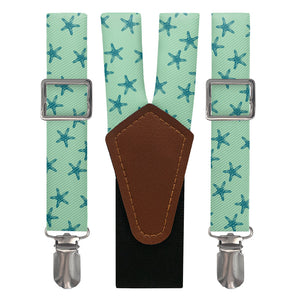 Starfish Suspenders - Main View - Knotty Tie Co.