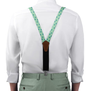 Starfish Suspenders - On Model Front View - Knotty Tie Co.