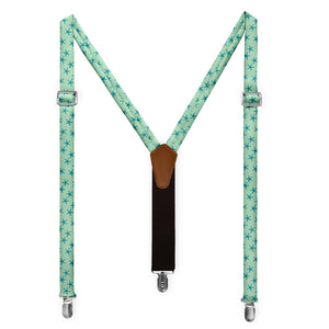 Starfish Suspenders - Full Front View - Knotty Tie Co.