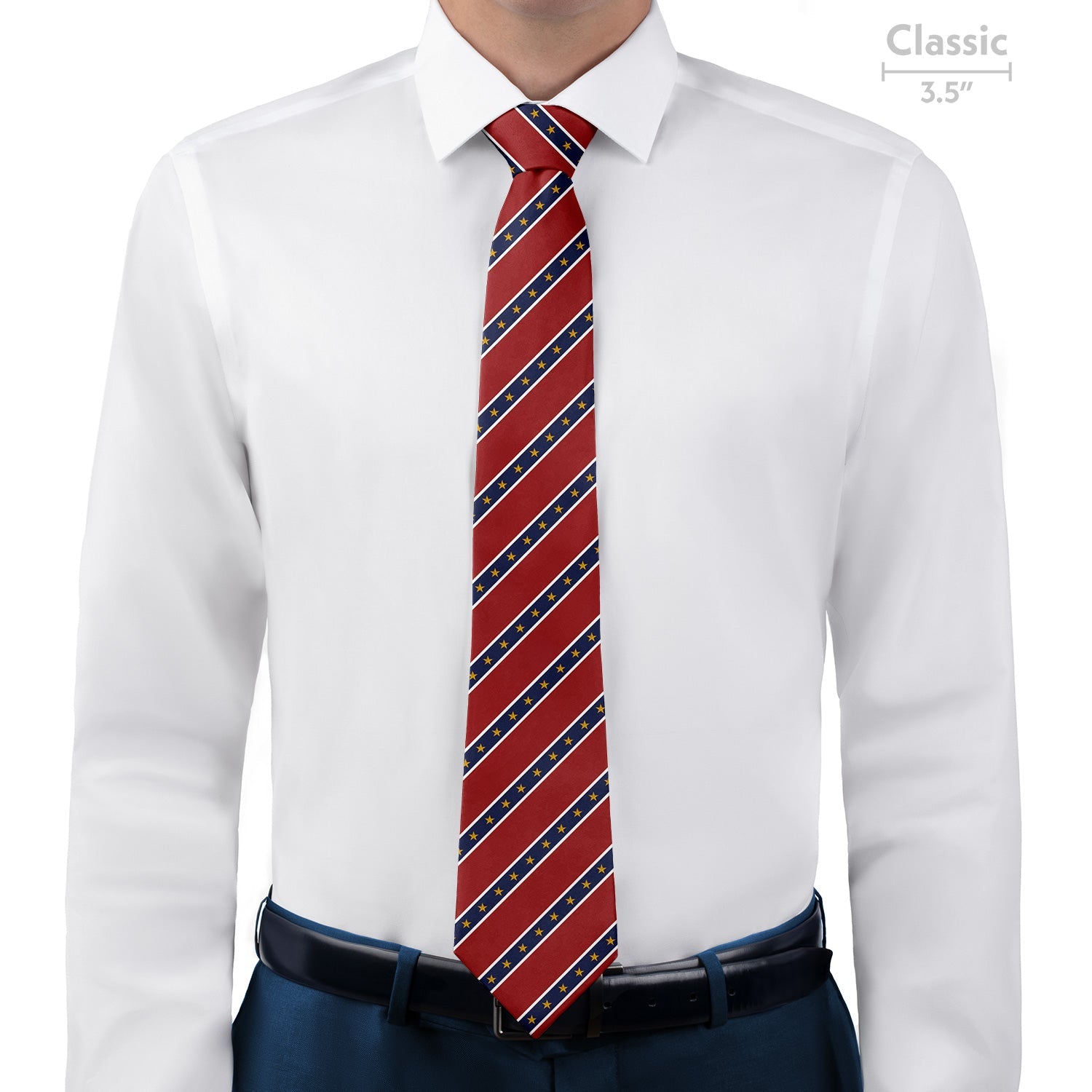 Stars in Stripes Necktie - Classic - Knotty Tie Co.