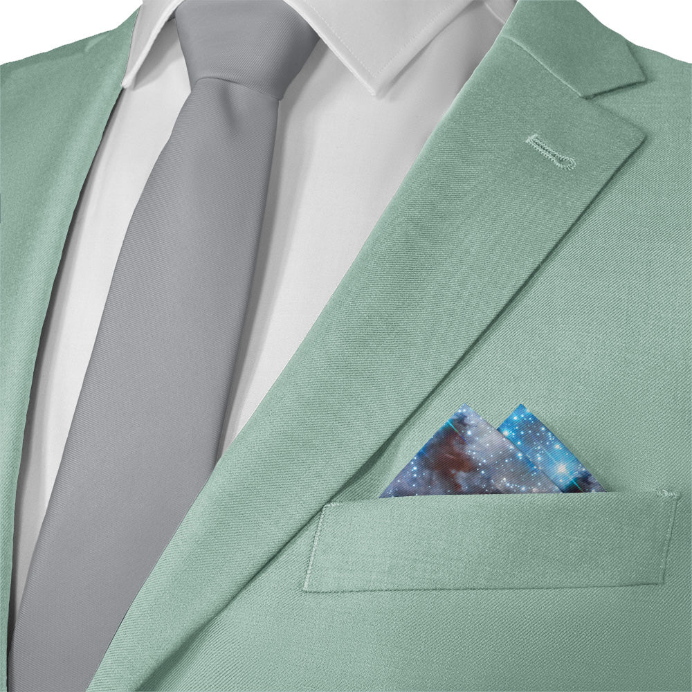 Stars Collide Pocket Square - Matching Necktie- Knotty Tie Co.