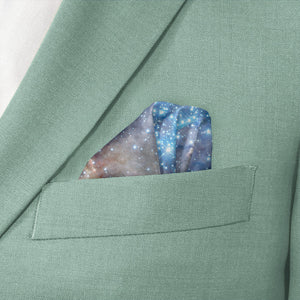 Stars Collide Pocket Square - Wave Fold - Knotty Tie Co.