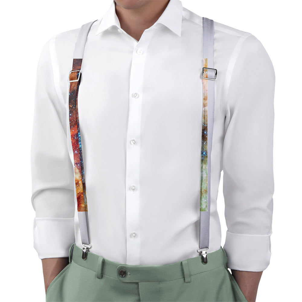 Stars Collide Suspenders - Main View - Knotty Tie Co.