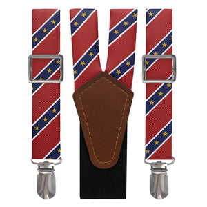 Stars in Stripes Suspenders - Main View - Knotty Tie Co.