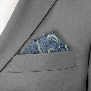 Stellar Pocket Square - Stairs Fold - Knotty Tie Co.