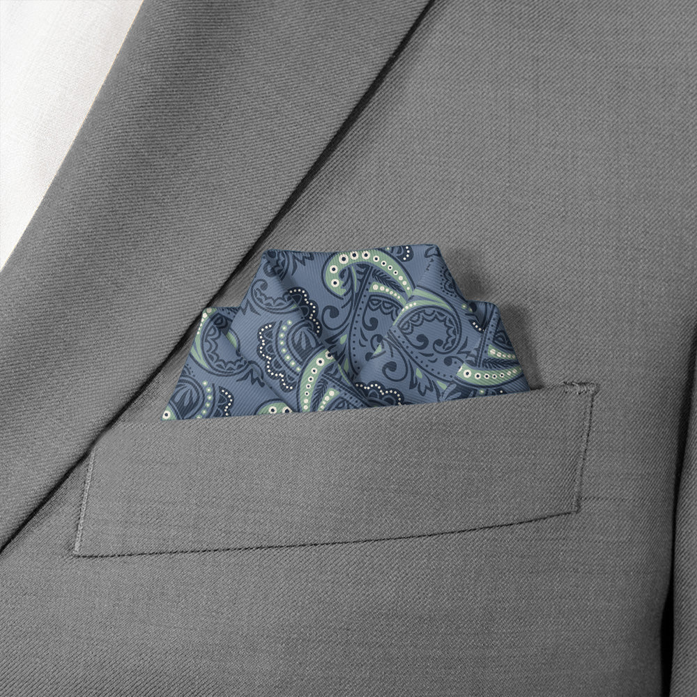 Stellar Pocket Square - Scalloped Fold - Knotty Tie Co.