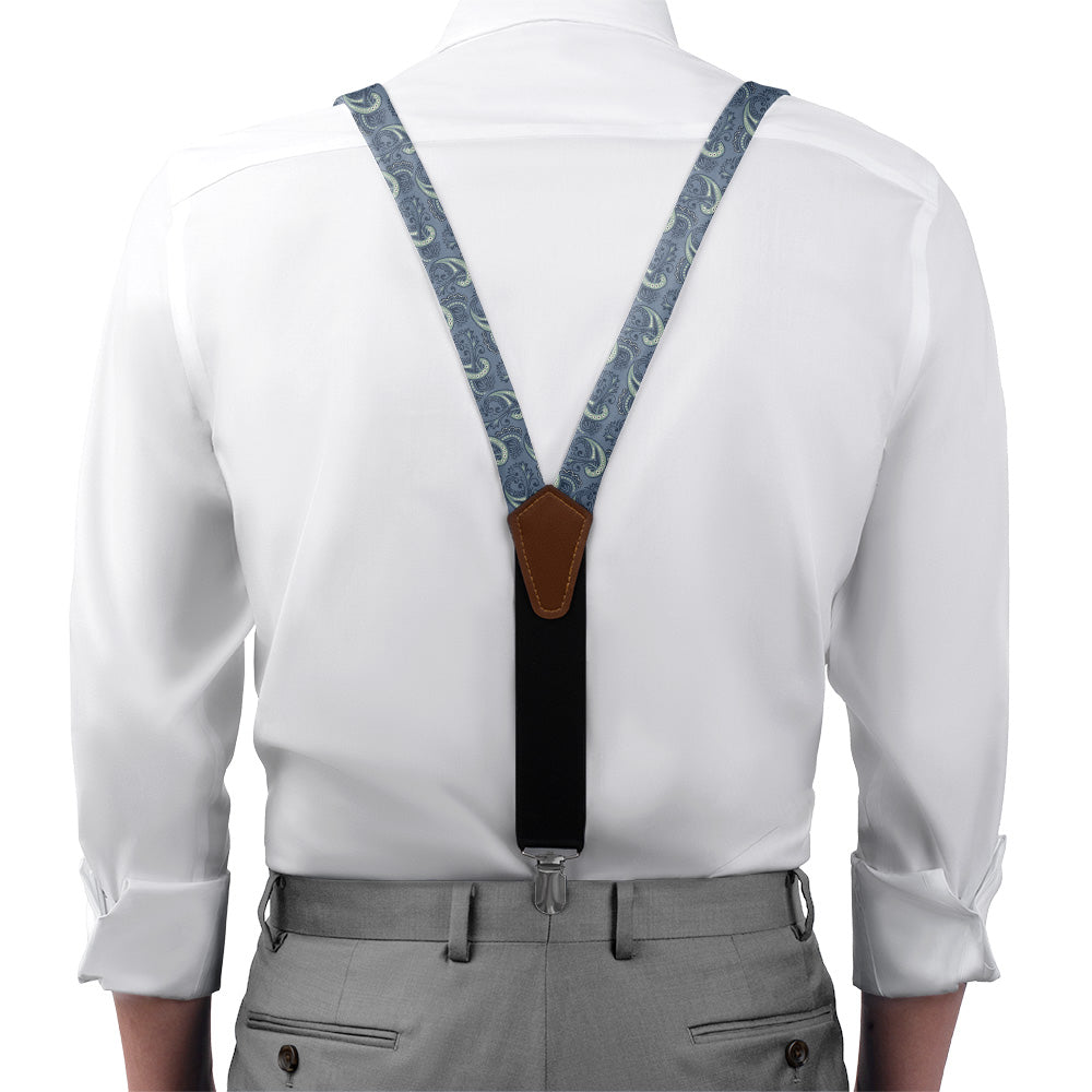 Stellar Suspenders - On Model Front View - Knotty Tie Co.